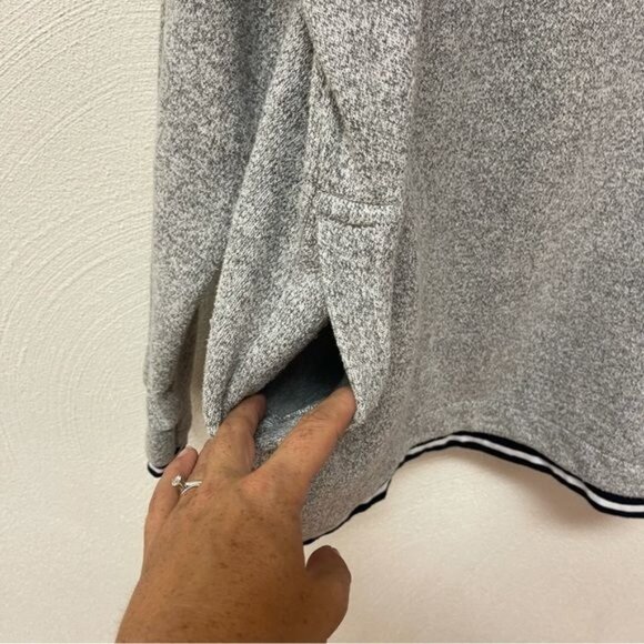 Tommy Hilfiger Gray Cowl Neck Pullover Sweater Sz XL - Picture 2 of 5